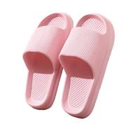 FJOADNVM Zapatillas de nube Pantuflas de casa for mujer, pantuflas nube, sandalias interior cómodas con suela, chanclas antideslizantes, for hombre Adecuado para baños, piscinas y playas.(Pink,37-38)