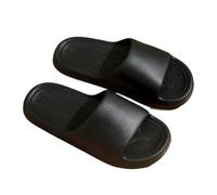 FJOADNVM Zapatillas de nube Pantuflas Suaves For Parejas, De Verano For Casa, For Mujer, Dormitorio, Zapatos Suela Gruesa, Sandalias Playa Adecuado para baños, piscinas y playas.(Black,42-43)