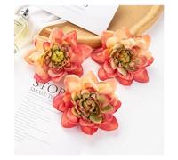 FJQFHH Flor de Loto Artificial, Flores de Lirio Agua Artificiales flotantes Loto 10cm 5PCO10PC(Color1,10PC)