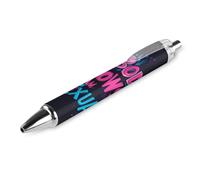 FJQWKLF Bolígrafo retráctil de punta fina de 0,5 mm con texto Nadie sabe que soy bisexual, tinta azul, material de oficina, 1 unidad