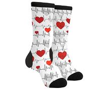 FJQWKLF Calcetines de cáncer divertidos calcetines de vestir para hombres y mujeres