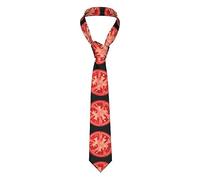 FJQWKLF Corbatas de seda para hombre con forma de rodaja de tomate, corbatas formales para bodas y negocios