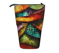 FJQWKLF Estuche telescópico para lápices con Estampado de patrón mágico, Bolsa de Almacenamiento de papelería Multifuncional, Suministros de Oficina