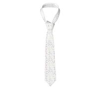 FJQWKLF Gemelos de hombre con estampado de corazón colorido, corbata delgada, ideal para bodas, novios, padrinos de boda, misiones, regalo