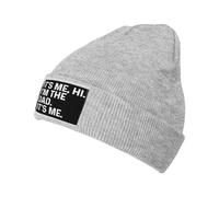FJQWKLF Gorro de Lana Holgado para Hombre y Mujer, Ideal para el Día del Padre. Regalo Divertido para el Día del Padre: ¡Soy yo! ¡Hola! ¡Soy el papá! ¡Soy yo!