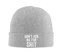 FJQWKLF Gorro de Punto No me pidas Nada para Invierno, Gorro con Vuelta, Gorro Tipo Beanie, Gorro de Lana para Hombre y Mujer