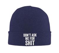 FJQWKLF Gorro de Punto No me pidas Nada para Invierno, Gorro con Vuelta, Gorro Tipo Beanie, Gorro de Lana para Hombre y Mujer