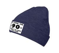 FJQWKLF Me tomó 90 años verme así de Bien. Gorro Tipo Beanie, Gorro de Lana, Gorro de Lana Unisex, Gorro de Pescador.