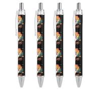 FJQWKLF Nada corre como un bolígrafo retráctil Corgi, punta fina de 0,5 mm, cuerpo redondo flexible para una escritura cómoda (1 unidad).