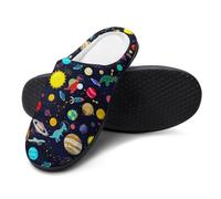 FJQWKLF Pantuflas de hámster con dibujos animados para dormitorio, zapatos sin cordones para hombre y mujer, pantuflas cálidas de algodón para interior y exterior, tallas 11-12