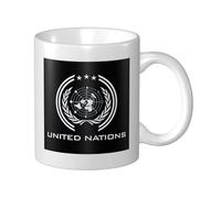 FJQWKLF Taza de cerámica de doble color Tazas Adecuadas para capuchino, café con leche, cereales, yogur, leche, bebidas frías o calientes Horno microondas Flores de loto esperando a florecer Impresi