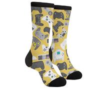 FJQWKLF Vintage Dos Hemisferios Historia Antigua Calcetines Beige Hombres Mujeres Divertidos Locos Novedad Crew Tube Calcetines, Casual Atlético Deporte Vestido Calcetines