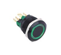 FJSAYDYW 1 Interruptor pulsador de 25 mm 1NO1NC o 2NO2NC(Latching_1NO1NC_220V)