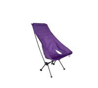 FJSNGPSBQPC Top de la Serie 7 Tela Escocesa Que acampa Silla 830g, plegamiento Ultraligero aleación Aluminio(High Back purple830g)