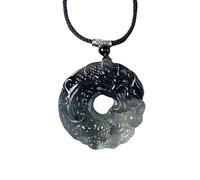FJTNSQXSZ 2 piezas de pez se convierte en un dragón; pareja; regalo de pareja; collar para hombres y mujeres; colgante; colgante de collar; collar de mujer; regalo para amigos y pareja, 51cm -65cm
