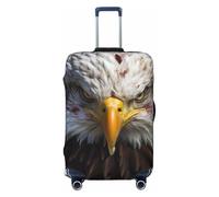 FJWSLCH Bald Eagle - Funda protectora elástica para maleta, aprobada por la TSA, antiarañazos, lavable, para equipaje de 18 a 32 pulgadas, Black, XL