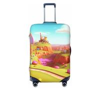 FJWSLCH Candy - Funda protectora de equipaje para maleta, aprobada por la TSA, elástica, antiarañazos, lavable, para equipaje de 18 a 32 pulgadas, Black, M