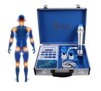 FJYAWEN Máquina De Terapia De Ondas De Choque Ed, Masajeador Muscular con Dispositivo De Ondas De Choque Ed Extracorpórea, Dispositivo De Terapia Ed con 7 Cabezales