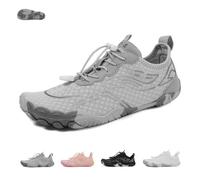 FJZFXKZL Calzado Conexión A Tierra For Hombres Y Mujeres, con A Zapatos Descalzos para Caminar Ortopédicos Antideslizantes(Grey,44 EU)