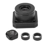FK10 - Soporte de extremo de tornillo de bola de acero al carbono, soporte de tornillo de bola con rendimiento de rotación estable, superficie ennegrecida para SFU1604 SFU1605 SFU1610, máquina CNC