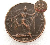 FKaiYin Moneda antigua de la Libertad de Portugal, moneda antigua de 1926 Hobo de níquel - Gran moneda conmemorativa hecha a mano artesanía para papá/amigo/marido experiencia futura