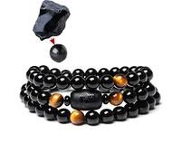 FKaiYin Pulsera magnética para adelgazar - Pulsera de pérdida de peso - Moda Mujeres Hombres Perlas de Cristal Joyería Anti fatiga Pulsera para el cuidado de la salud Experiencia futura