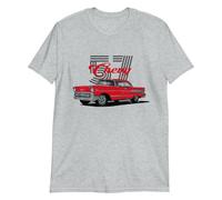 FKASBOOLK 1957 57 Red Antique American Car Short-Sleeve Unisex T-Shirt