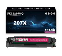 FKESABJWQ Cartucho Tóner 207X | Cartuchos Tóner W2210X W2211X W2212X W2213X para HP M283fdw M283cdw M255dw M255nw M282nw M283fdn Impresoras,Magenta-1 Pack