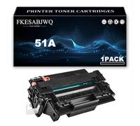 FKESABJWQ Cartucho tóner 51A / Q7551A | para HP P3005 P3005d P3005n P3005dn P3005x M3027 M3027x M3035 M3035xs Impresoras,Black-1 Pack