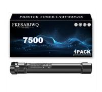 FKESABJWQ Cartucho Tóner 7500,Black-1 Pack | Cartuchos Tóner 106R01436 106R01437 106R01438 106R01439 para Xerox Phaser 7500 7500N 7500DN 7500DT 7500DX 7500DNZ Impresoras