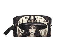 FKGKDF Magic Witch Witchcraft - Bolsa organizadora de artículos de aseo de viaje, gran capacidad de almacenamiento para cosméticos, artículos de tocador