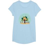 FKH Faithful Kids' Haven: Alegre Aventura en una casa en un árbol Camiseta, Niñas, Azul Bebé, Pequeña