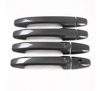 FKHBZM etiqueta engomada Para Freed Para GB5 GB6 GB7 GB8 2016-2021 Cubierta Manija Puerta Lateral Coche Pegatina Embellecedora Accesorios De Estilo Para Automóvil(Carbon handle)