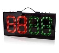 FKHFTI Tablero de sustitución LED de una sola cara para fútbol, marcador de puntuación de ping pong para juegos de baloncesto, fútbol, béisbol, tejo, billar, voleibol