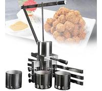 FKINGLRK Máquina formadora de albóndigas, Máquina para Hacer croquetas Manual de Acero Inoxidable, Máquina formadora de albóndigas Comercial, Máquina para Hacer albóndigas Manual