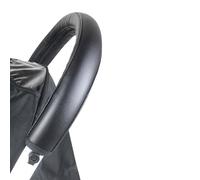 fKiZanthene Babyzen - Funda para asa de cochecito de bebé, de piel sintética, color negro, con cremallera, plegable, lavable, accesorios para cochecito de bebé, uso al aire libre