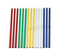 fKiZanthene Barras de encuadernación con agarre deslizante, 15 barras de plástico para lomos, clips de carpeta deslizante A4 para portadas de informes, presentaciones de proyectos y documentos de