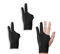 fKiZanthene Guantes de Dibujo para Tableta Gráfica, Guantes Antiincrustantes de Dos Dedos, Transpirables y Cómodos, ideales para Artistas, Diseñadores y Estudiantes