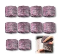 fKiZanthene Lote de 10 tampones de algodón de Acero con jabón, Esponja de Limpieza para Cocina, Horno, Barbacoa, cacerolas y sartenes