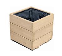 FKL D23 - Jardinera de madera para jardín, terraza, macetero, impermeabilizado, ya montado
