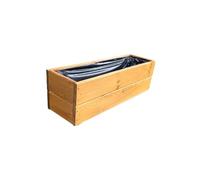 Macetero de Madera FKL para jardín, terraza, Totalmente montado, D27 (Roble, 60 cm)