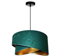 FKL DESIGN Home Deco Lámpara De Techo, Colgante Bola, Color: Verde Oscuro, TAD31-DG