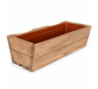 FKL DESIGN Home Deco Macetero de Madera de Roble D8 (64 cm)