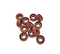 Fkm eje del sello de aceite Tc tipo se refirió sello de aceite de doble labio con la liga, 8X16X4mm 2pcs