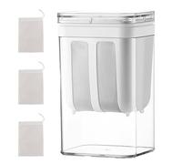 fkngcp Greek Yogurt Strainer 4PCS/Set 1100ML Yogurt Strainer with 3 Fine Mesh Bag Reusable Washable Soybean Nut Milk Maker for Home Kitchen Restaurant with Lid