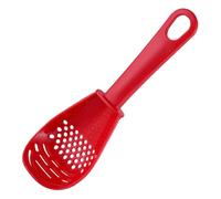 fkngcp Multi Function Spoon Plastic Multifunctional Cooking Spoon with Hanging Hole for Cooking, Mashing, Draining, Grating 2.8x8.9 Inch Spatula