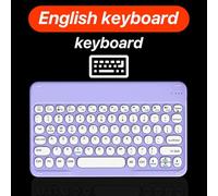 FKRTQIYN Teclado y Mouse inalámbrico para un diseño de Teclas de Silencio multilingüe Compatible(English 1)
