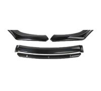 FKSWJZXD Labio del Parachoques Delantero para Audi A4 (MK B8) 2007-2015,Carrocería Delantero Spoiler Splitter Protector Coche Accesorios,A-Black