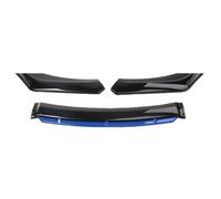 FKSWJZXD Labio del Parachoques Delantero para Audi A4 (MK B8) 2007-2015,Carrocería Delantero Spoiler Splitter Protector Coche Accesorios,C-Black Blue