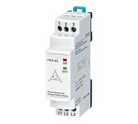 FKV-03 3x380VAC Relé de secuencia de fase trifásico no neutro para fallo de fase asimetría de fase (fijo 40%) 1 ud.